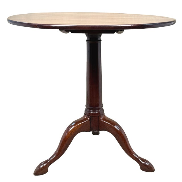 Georgian Mahogany Tripod Table, 1760s For Sale - Image 12 of 13