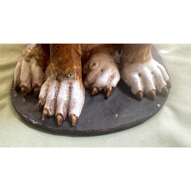 Ceramic Antonio Campuzano Y Solans, Cocker Dog, 1960s, Terracotta For Sale - Image 7 of 10