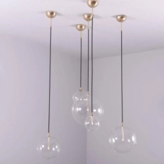 Glass Globe 35 Pendant Light by Schwung For Sale - Image 9 of 10