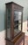 Antique English Oak Jacobean Revival Barley Twist Bookcase Display Cabinet 1900s For Sale - Image 17 of 18