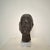 Mid Century Painted Plaster Bust of a Man on a Marble Base, 1976 For Sale - Image 6 of 16