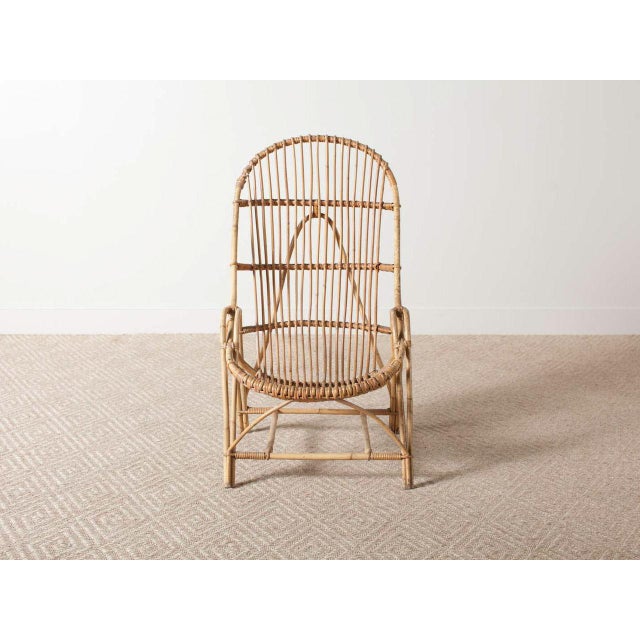 Handwoven Bamboo Chair Chairish