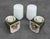 Olive Mid-Century Modern Swedish 6081 Porcelain Wall Lights from Ifö, 1970s, Set of 2 For Sale - Image 8 of 9