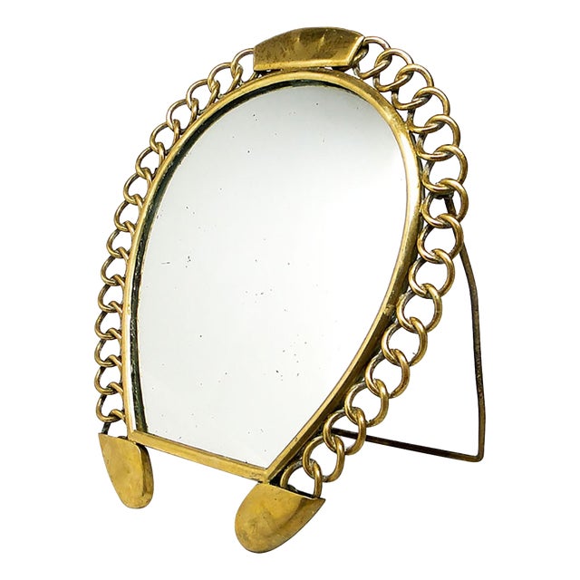 Make-Up Mirror, Belgium, 1930s For Sale