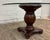 Glass Top Floral Carved 54 Inch Round Top Pedestal Dining Table With Fluted Base For Sale - Image 13 of 15