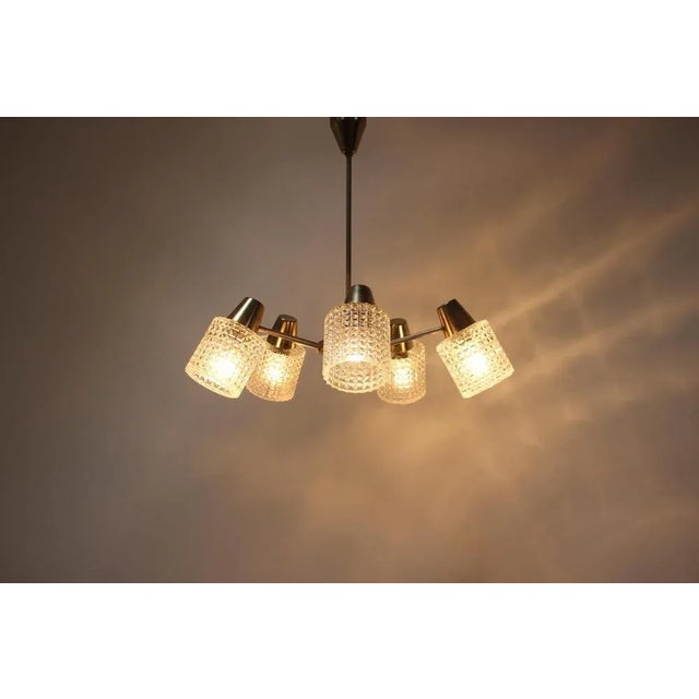 Mid-Century Pendant from Kamenický Šenov, 1970s For Sale - Image 9 of 12