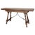 20th Century Spanish Console Fold Out Table with Iron Stretcher For Sale - Image 9 of 18