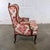Late 19th to Early 20th Century French Louis XV Style Wingback Chair Walnut Cowtan and Tout Fabric For Sale - Image 9 of 18