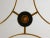 Mid-Century Modern Brass and Opaline Chandelier, Italy For Sale - Image 15 of 18