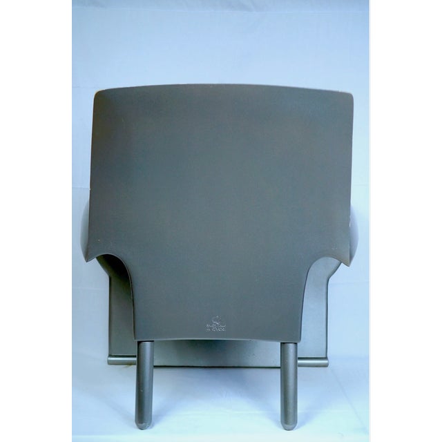 Silver 1980's Philippe Starck Richard III Silver Armchair Baleri Italia For Sale - Image 8 of 10