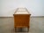 Wood 1960’s Hollywood Regency Burl Wood & Travertine Credenza / Low Console Table For Sale - Image 7 of 12