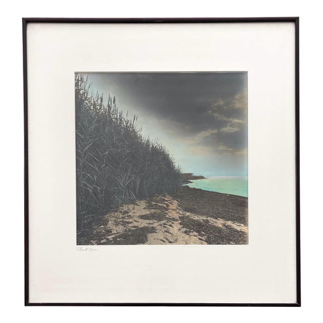 Vintage Art Photo Waterscape Coastline Signed 1980s For Sale