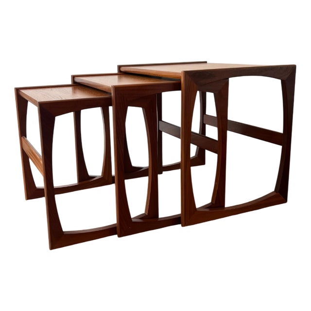 Teak Nesting Tables from G-Plan, 1960s, Set of 3 For Sale