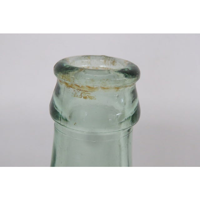 Green Coca Cola Bottle by J S Francis Bottling Company 1920s Usa Green Glass 4493b For Sale - Image 8 of 12