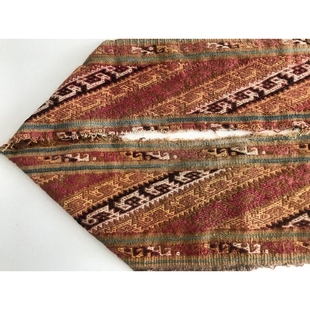 Two Framed Pre-Columbian Textile and Tools Chimu Chancay Culture For Sale - Image 10 of 11