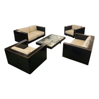 Geometric Sofa Set, 1970, Set of 5 For Sale