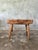 Small Organic Blond Asian Teak Quadripod Bench, Tujuh For Sale - Image 10 of 18