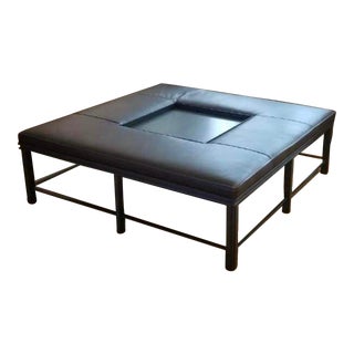 Baker Furniture Porter Coffee Table Ottoman For Sale