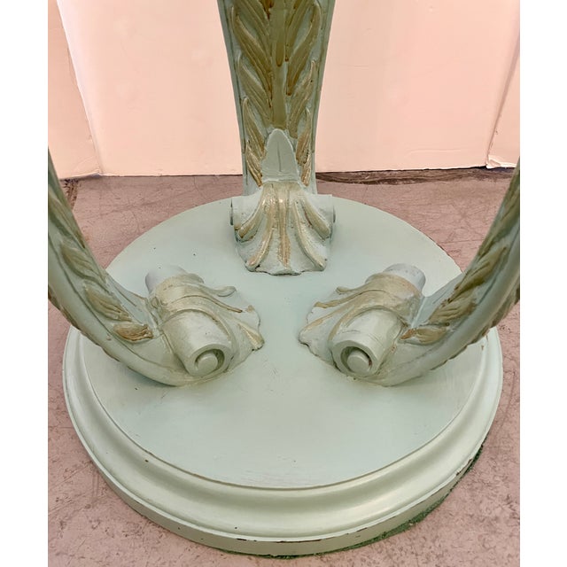 Empire Style Carved Wood Entry Hall/Dining Table For Sale - Image 10 of 10