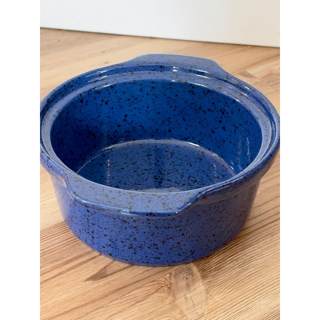 Cerutil Stoneware of Portugal Blue Casserole Dish For Sale - Image 11 of 11