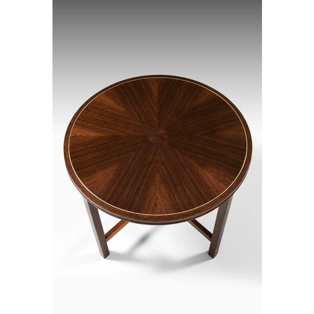 Claus Bonderup Console Table in Wengé and Aluminum by Torsten Thorup & Claus Bonderup, 1950s For Sale - Image 4 of 12