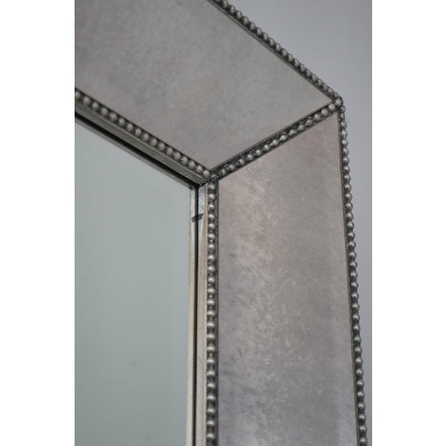 Large Venetian Rectangular Floor Standing Dressing Mirror For Sale - Image 4 of 9