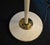 Mid Century Double Gooseneck Floor Lamp With Center Reticulated Tray, Attributed to Gerald Thurston For Sale - Image 9 of 9