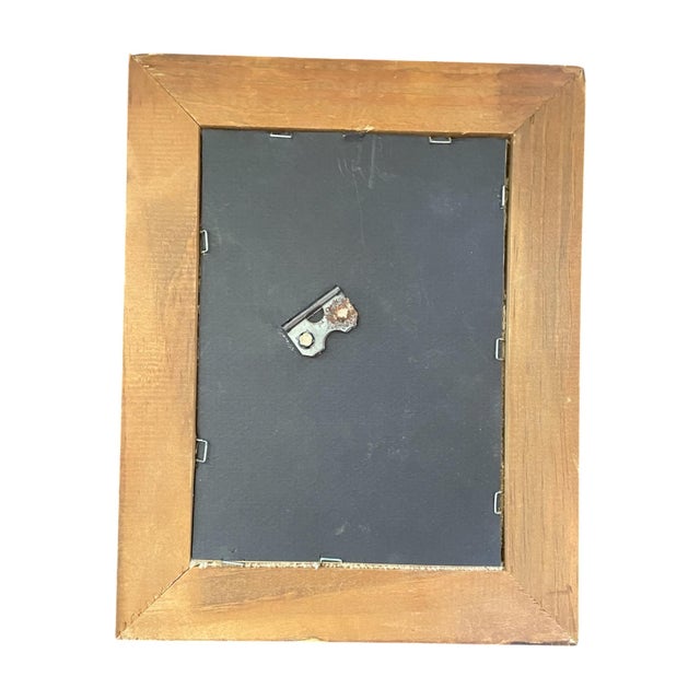 Beautiful handmade vintage Christmas holiday wall hanging depicting an old fashioned Santa Claus/St. Nicholas made from...