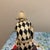 Black French Art Deco Hand-Painted Harlequin "The Thinker" Jester Bookend For Sale - Image 8 of 10