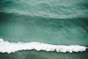 "Crest" Large Aerial Ocean Wave Surf Photograph Coastal Art 40x60 Unframed