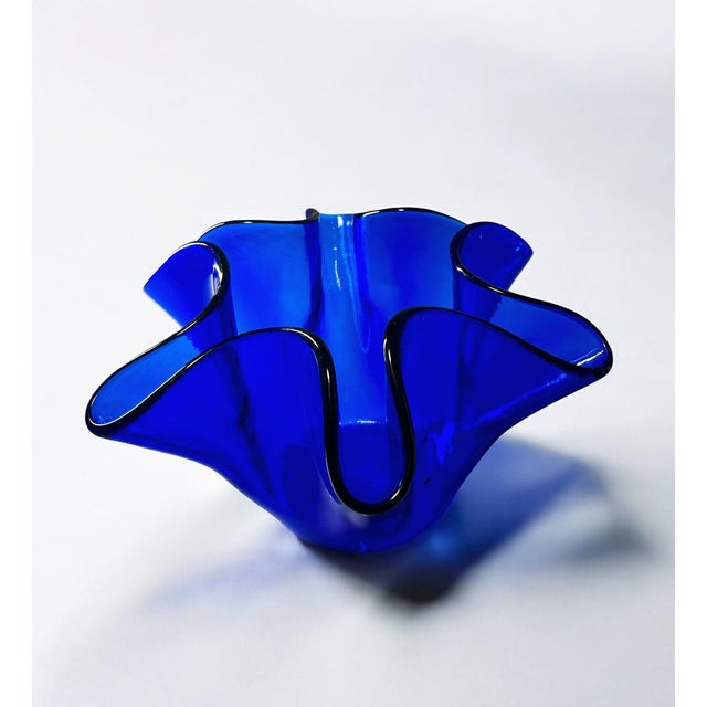 Handkerchief Murano Glass Vase by Dogi For Sale - Image 3 of 7