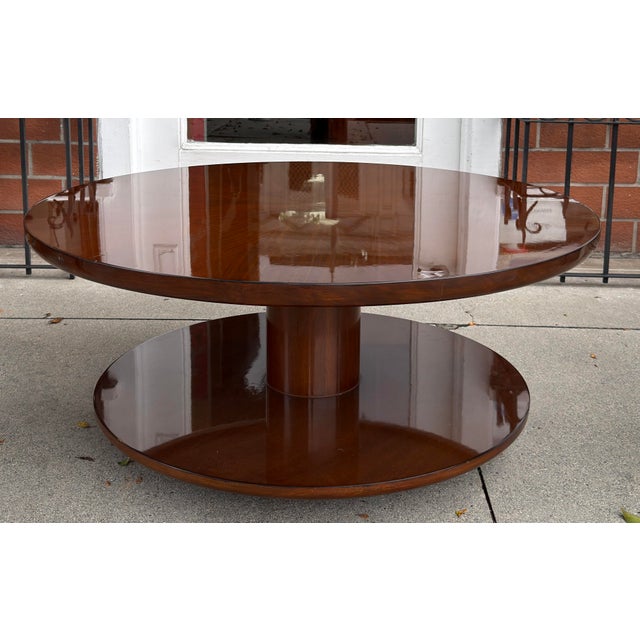 Nancy Corzine Walnut Starburst Palm Springs Cocktail Table.