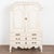Gustavian (Swedish) 18th Century Large Swedish Pine Wedding Cabinet Painted White For Sale - Image 3 of 15