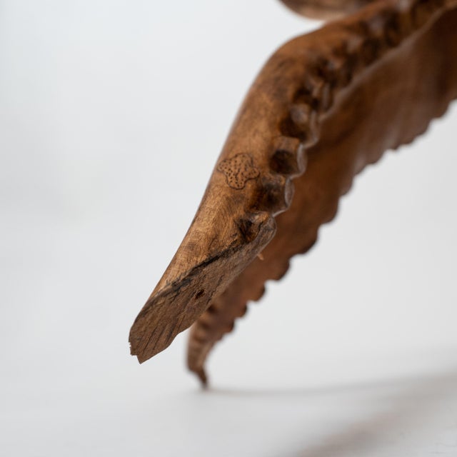 1990s Monumental Hand-Carved Balinese Suar Wood Octopus Sculpture For Sale - Image 10 of 17