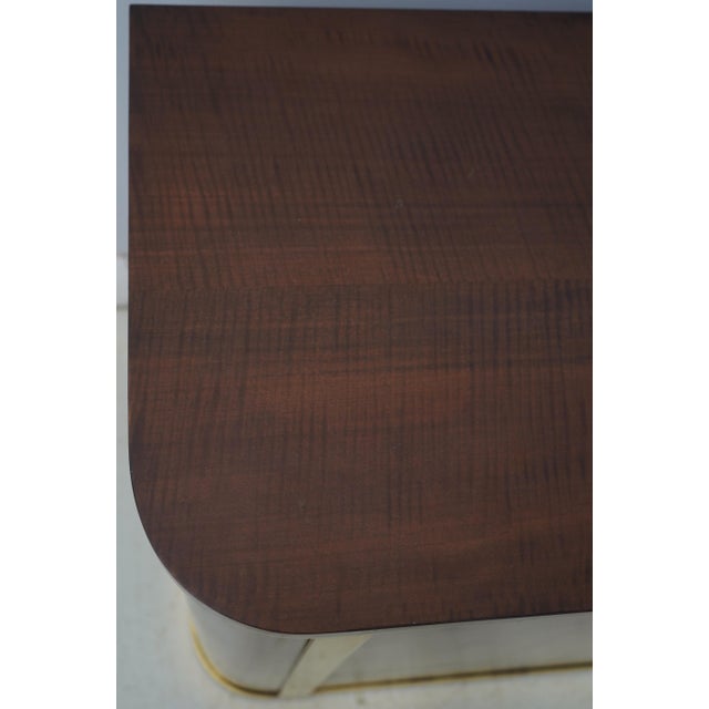 Brown Mid Century Modern Tiger Maple Credenza Cabinet For Sale - Image 8 of 17