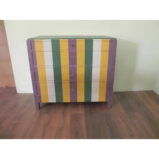 Lacquered Stripped Dresser For Sale - Image 12 of 14