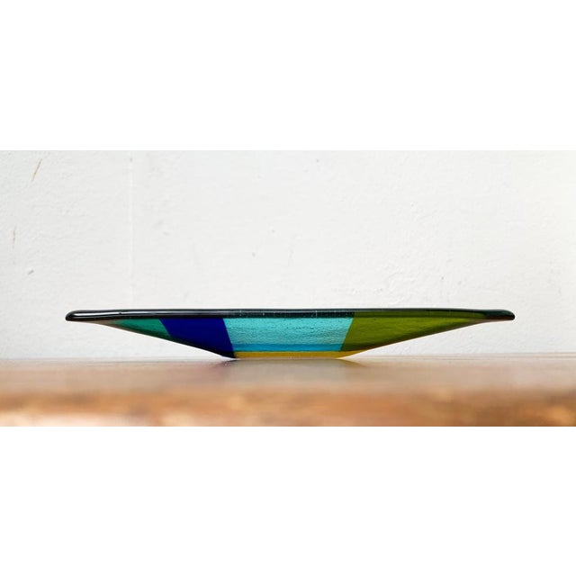 Vintage Danish Art Glass Bowl from Greve Glaskunst, 1980s, in Very Good conditions. Designed 1980 to 1989 This piece has...