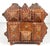 Late 19th Century Antique Folk Tramp Art Box For Sale - Image 5 of 17