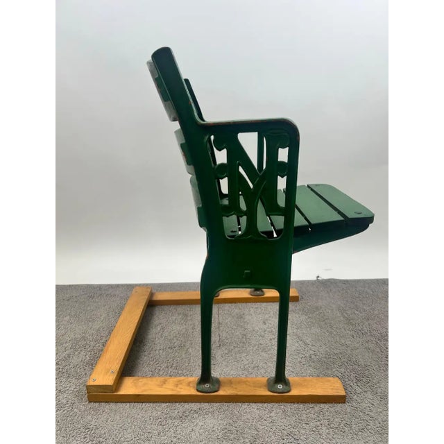 1910s Genuine Polo Grounds Figural Stadium Box Seat #1 - Ny Giants Yankees Mets Chair For Sale - Image 5 of 12