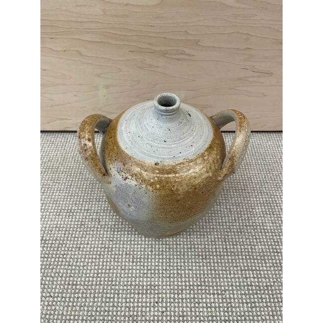 Mid-Century Modern Vintage Mid-Century French Provincial Stoneware Pottery, Jar/Jug/Vase/Vessel For Sale - Image 3 of 6