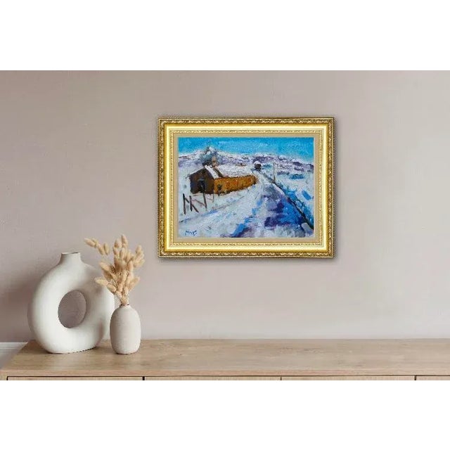 Winterscapes — Old Church in Winter, Truchas For Sale - Image 4 of 8