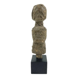 Early 20th Century Bakongo Wooden Figure on Custom Stand For Sale