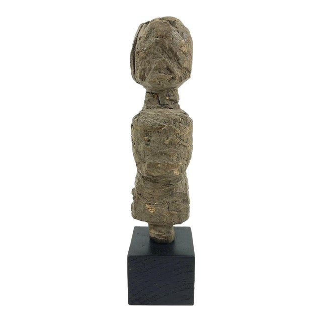Early 20th Century Bakongo Wooden Figure on Custom Stand For Sale