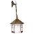 Metal Small Brass Pendant Lantern, 1930s For Sale - Image 7 of 7