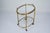 Mid-Century Modern Small Mid-Century Modern Italian Brass Bar Cart with Removable Tray, 1950s For Sale - Image 3 of 16