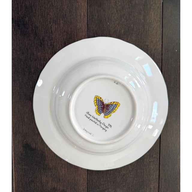 Set of 10 Anna Weatherley Botanical Treasure Garden Rim Soup Bowl 8.75" For Sale - Image 14 of 17