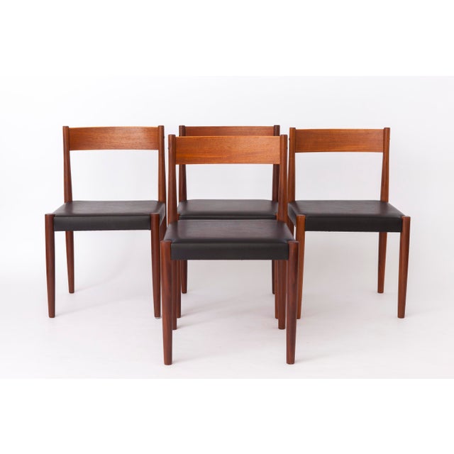 Set of 10 Teak Dining Chairs by Poul M. Volther for Frem Røjle – Denmark, 1960s Beautiful set of 10 Danish teak dining...