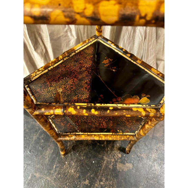 Napoleon III Bamboo Etagere For Sale - Image 6 of 8