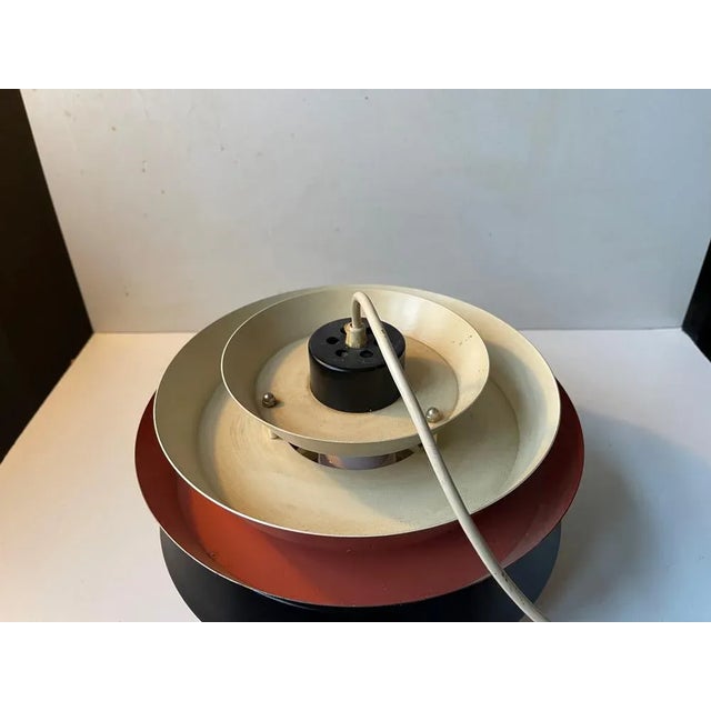 Metal Mid-Century Trava Pendant Lamp by Carl Thore for Granhaga, 1960s For Sale - Image 7 of 8