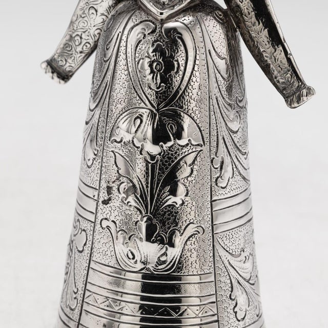 Antique Dutch Silver Wedding Wager Cup, 1911 For Sale - Image 10 of 18